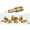Raccord rapide mâle EAU d.8mm, en laiton.