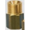 Réduction en laiton M 14x1 - F 3/8G