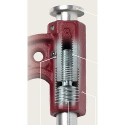 Serre-joint MaxiPress R - Saillie de 16cm - Puissance de serrage 1000Kg
